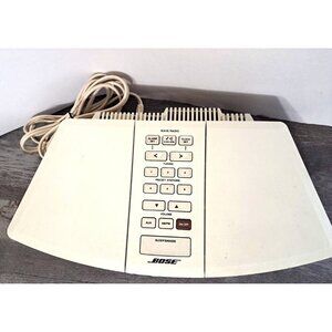 Bose AWR1-1W Wave Radio AM FM Alarm Clock Beige Tested Working NO REMOTE